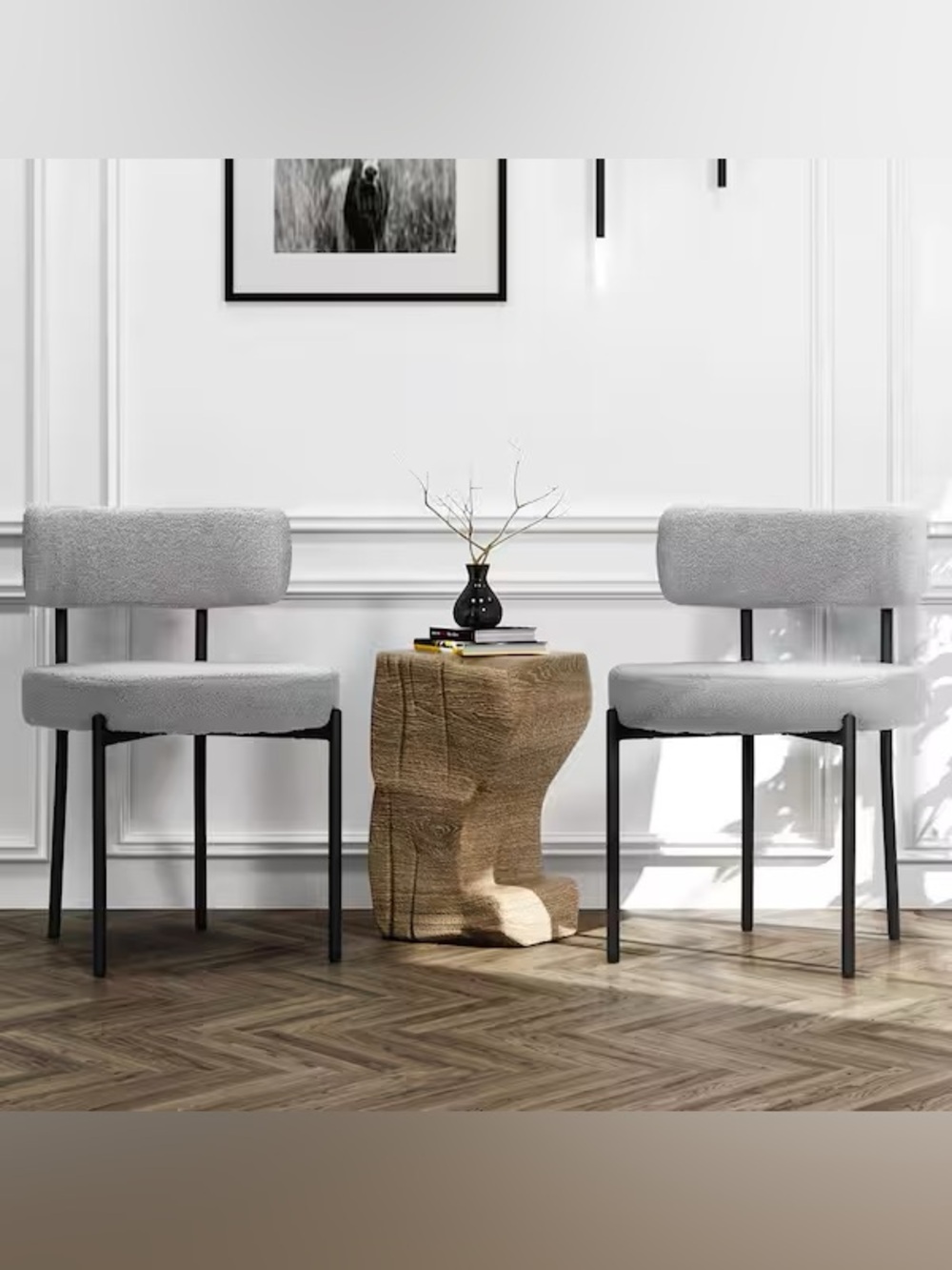 BEAUTIFUL MODERN GREY DINING CHAIRS ❗️😍🩶